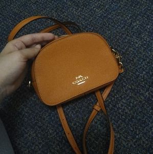 chestnut/orange mini serena crossbody bag BNWOT